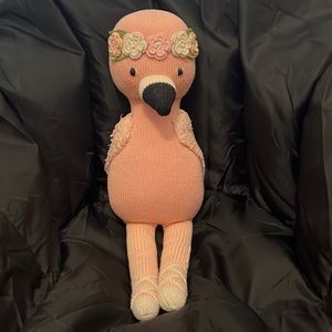 Penelope Flamingo Hand-Knit Cuddle Kind Doll